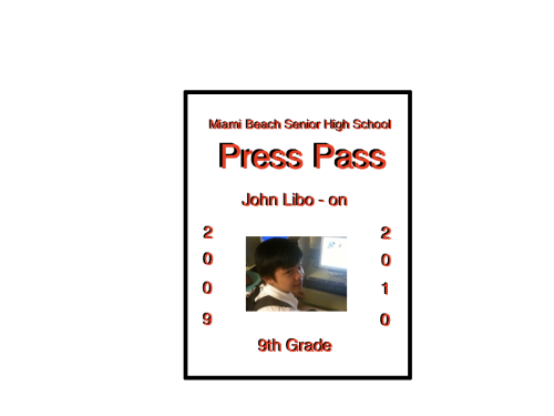 Press Pass - John Libo-on