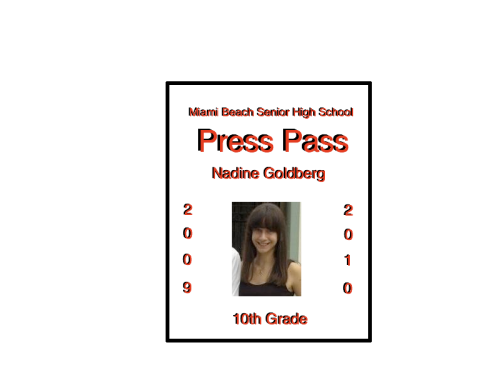 Press Pass - Nadine Goldberg